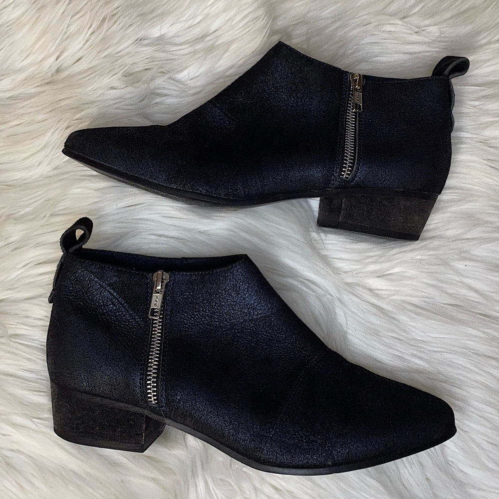 Seychelles black leather upper size 7.5 booties